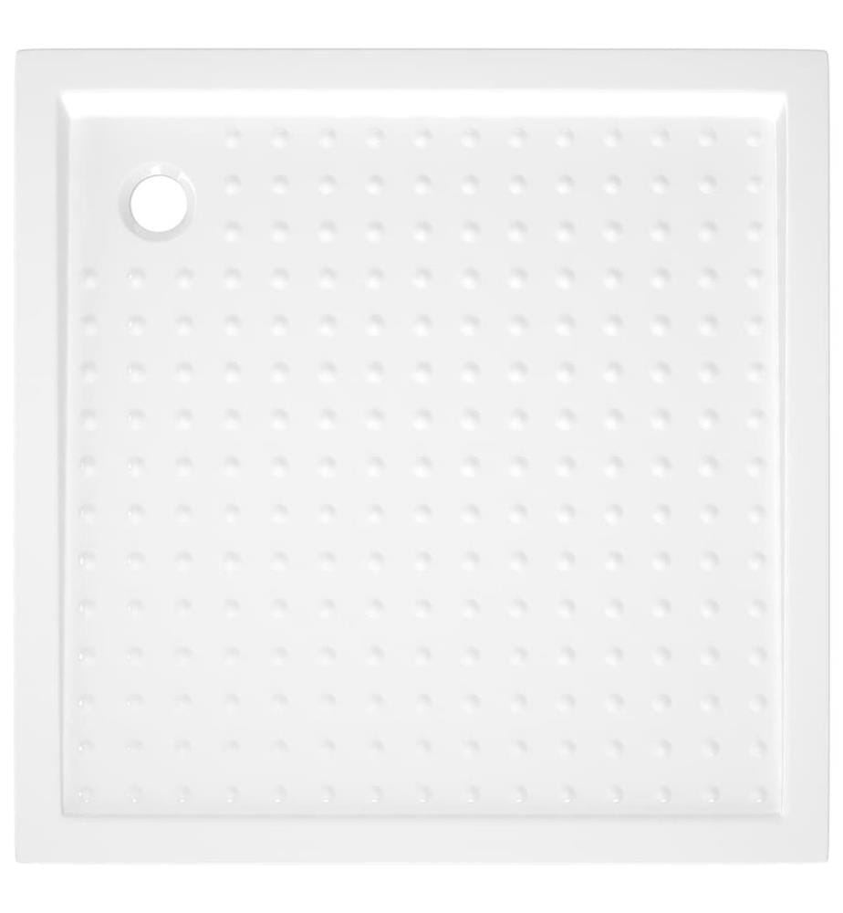 Duschwanne Anti-Rutsch Weiss 80x80x4 cm ABS