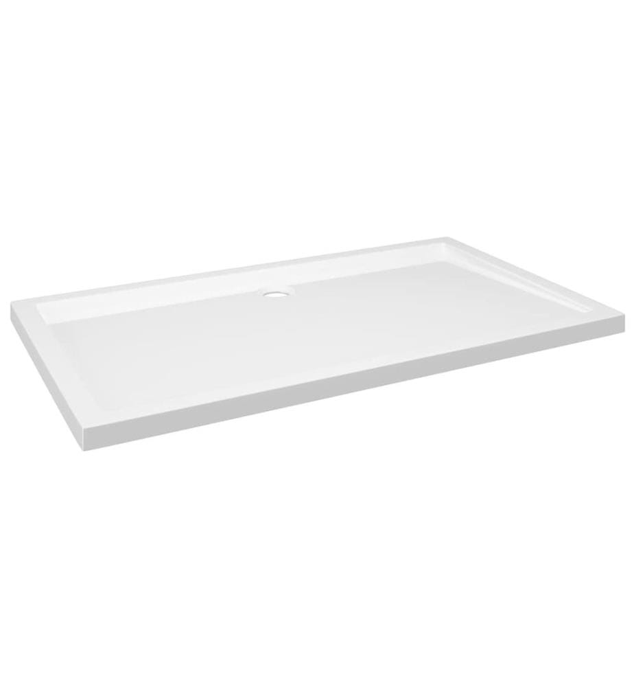 Duschtasse ABS Rechteckig Weiss 70x120 cm