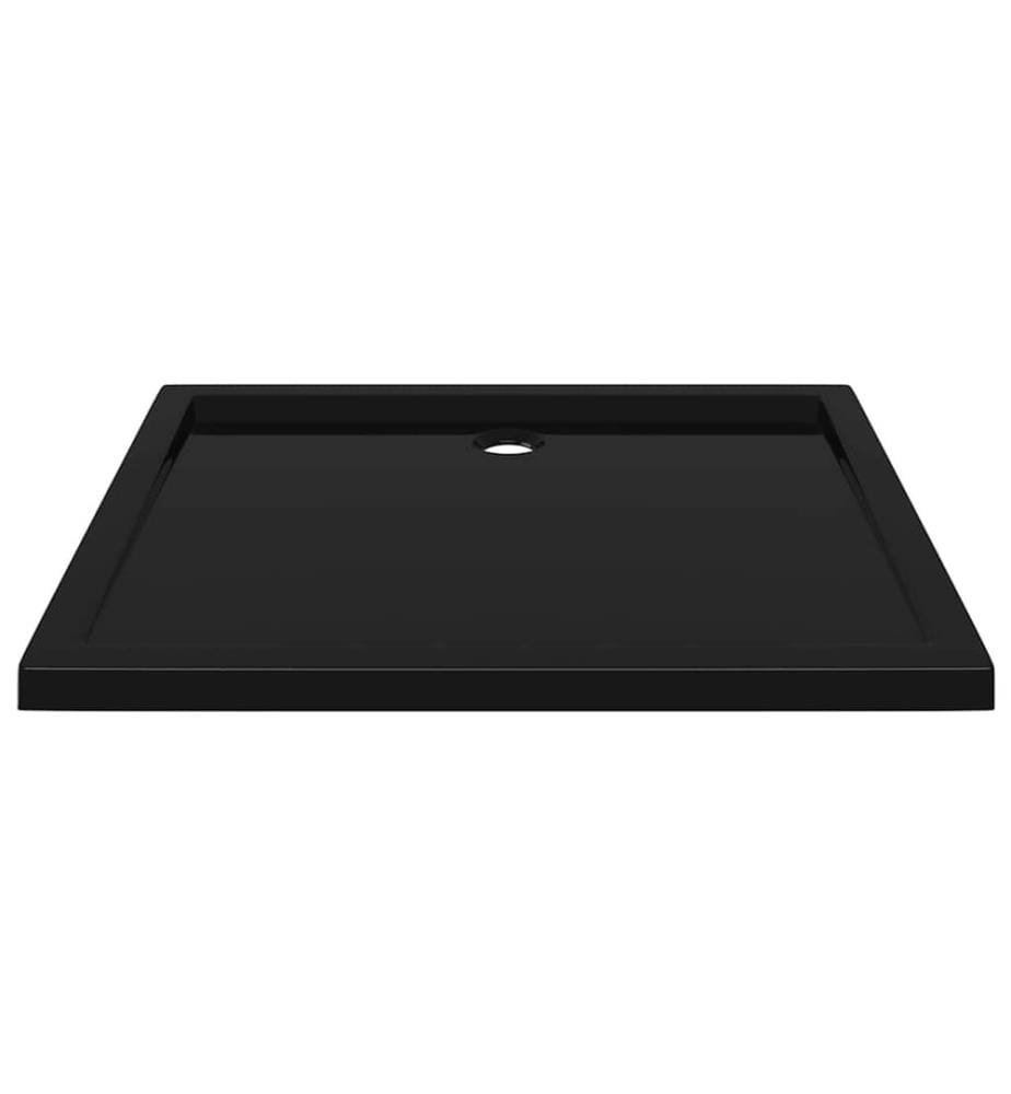 Duschtasse ABS Rechteckig Schwarz 80x90 cm