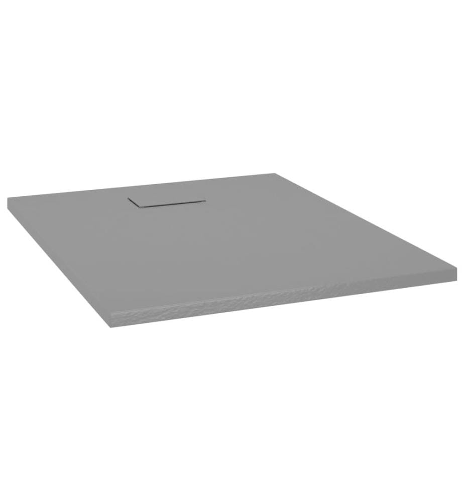 Duschwanne SMC Grau 100x80 cm