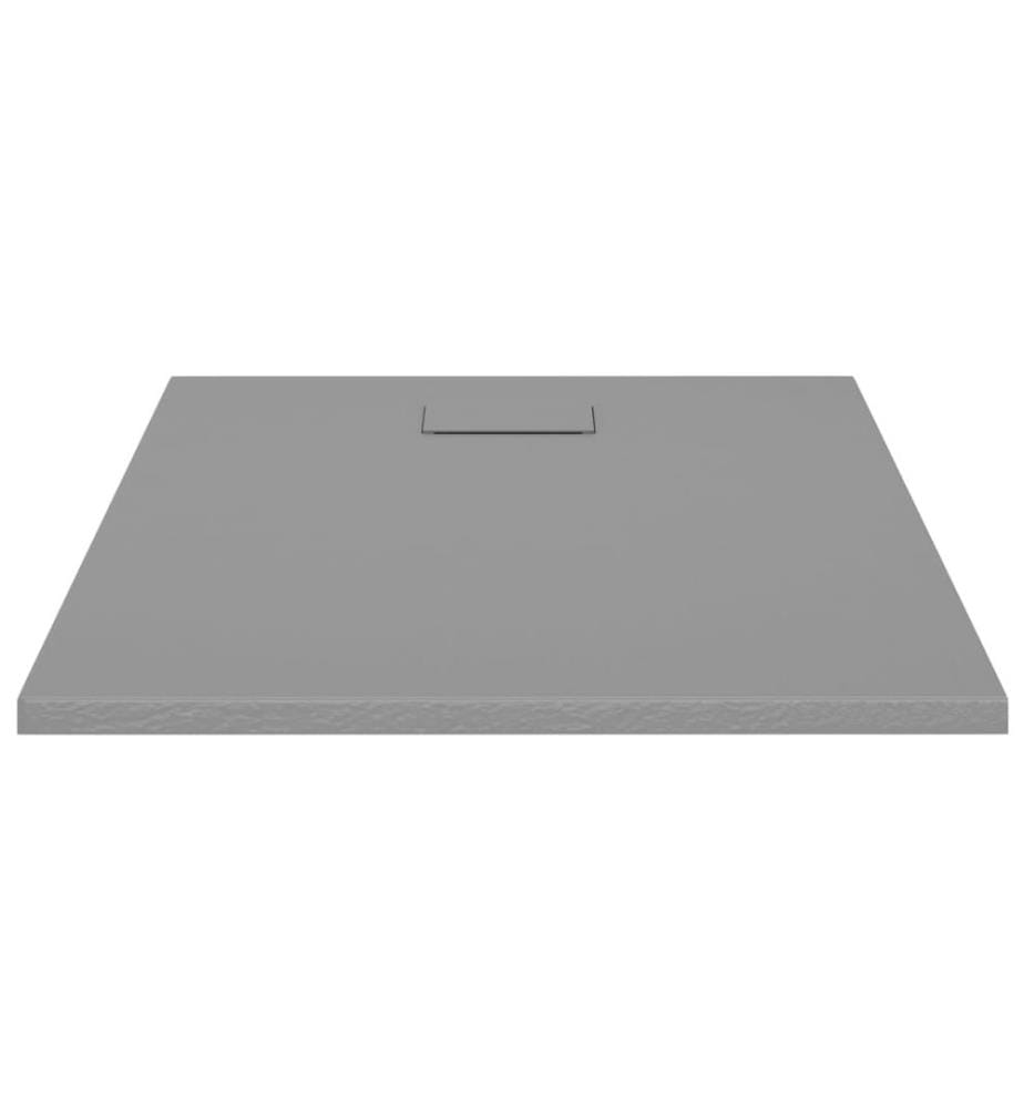 Duschwanne SMC Grau 100x80 cm