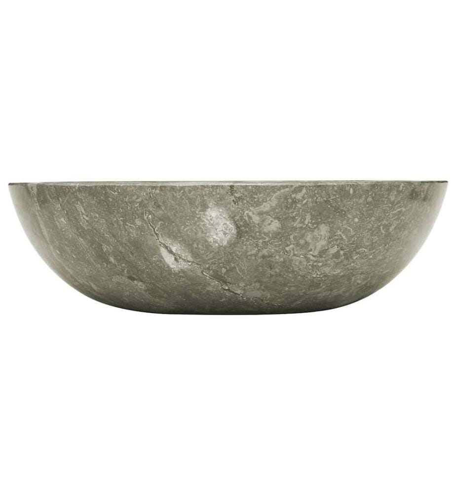 Lavabo Gris Ø40x12 cm Marbre