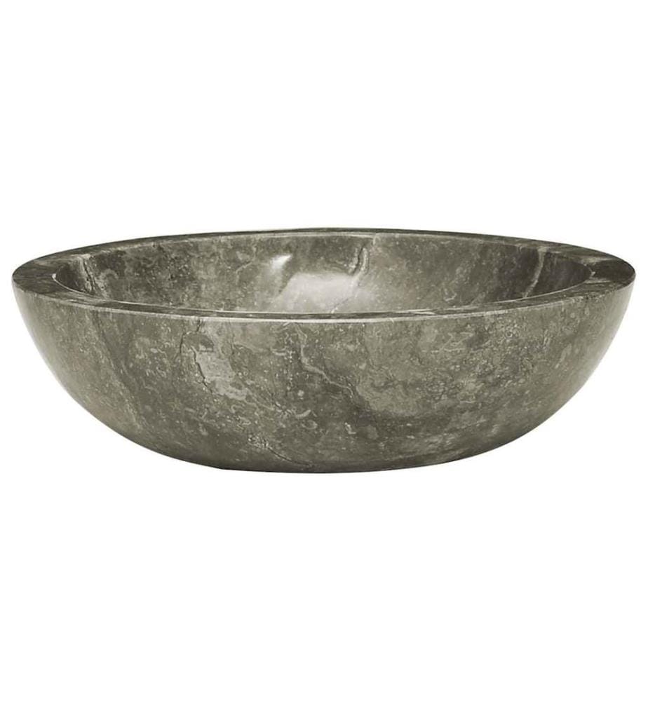 Lavabo Gris Ø40x12 cm Marbre