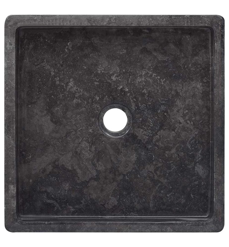 Lavabo Noir 40x40x10 cm Marbre