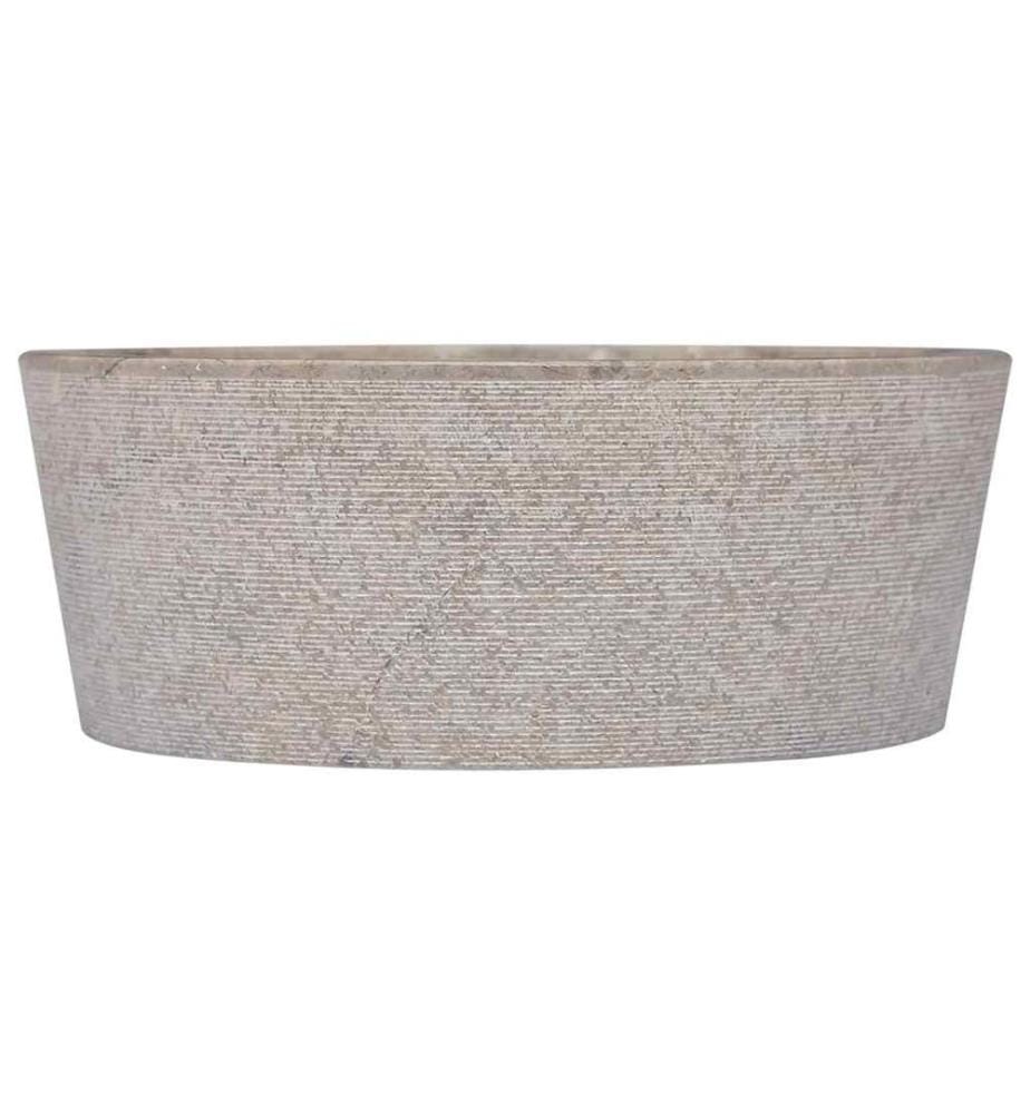 Lavabo Gris Ø40x15 cm Marbre