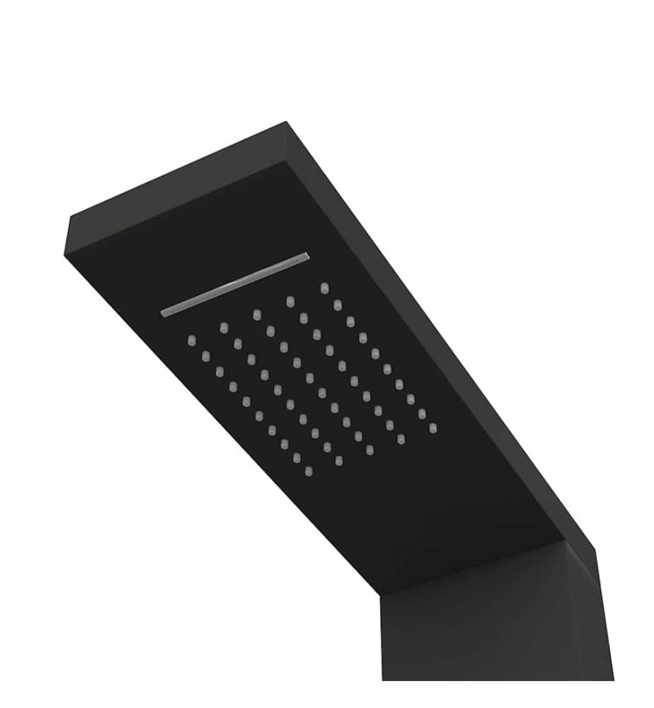 Duschpaneel-System Aluminium Schwarz