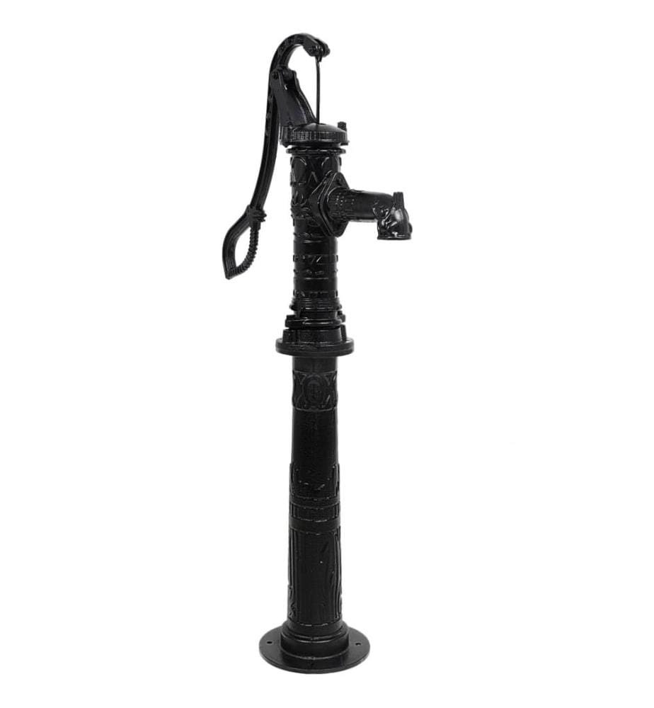 Pompe à eau de jardin avec support en fonte