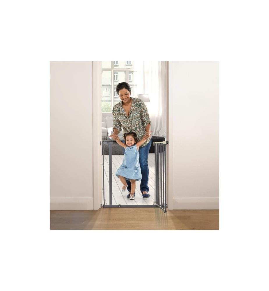 DREAMBABY - Barrière de sécurité Ava Charcoal 75-81 cm