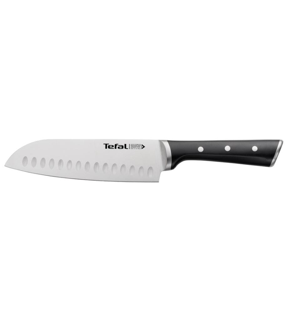 TEFAL - Couteau santoku Ingenio Ice Force Argenté