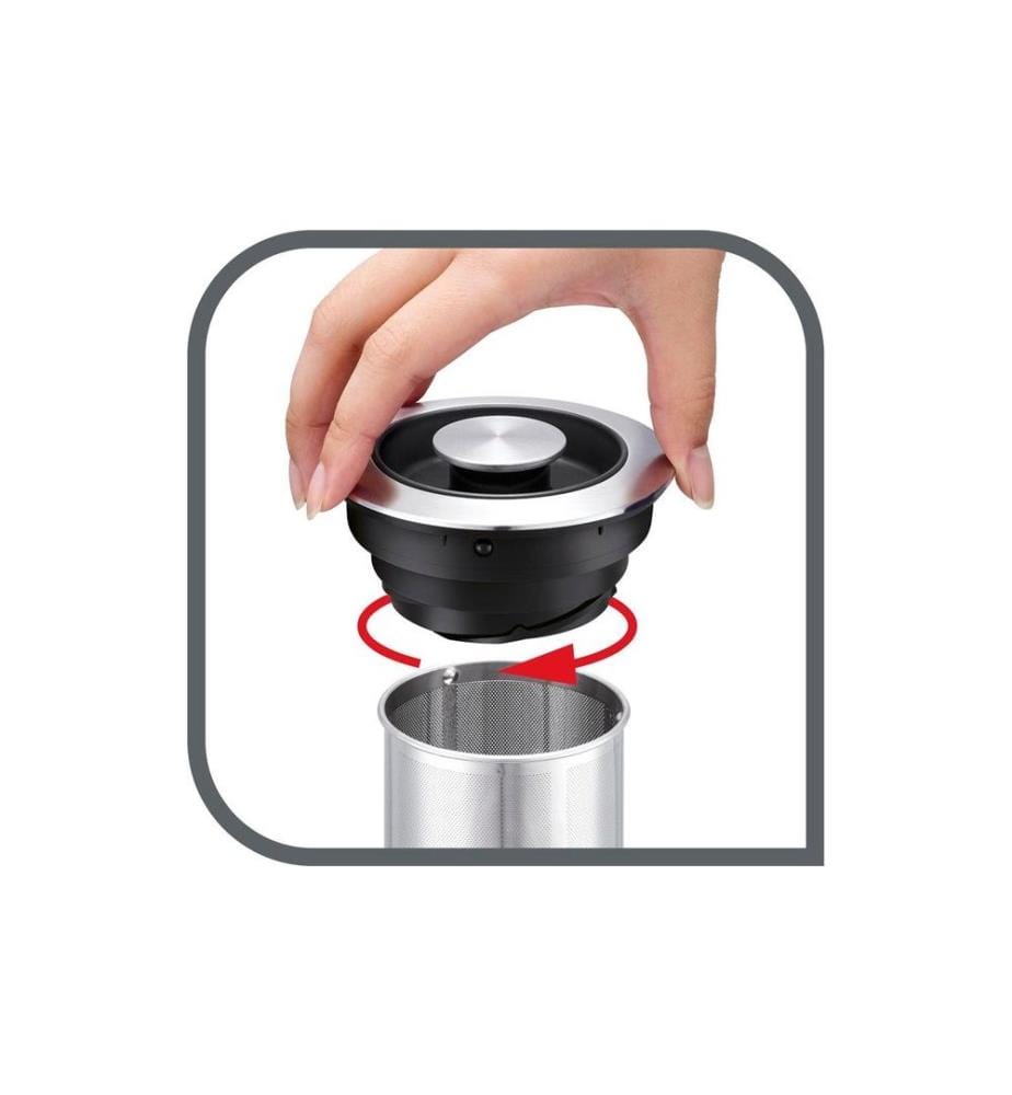 TEFAL - Bouilloire BJ750D10 1.7 l, Noir/Argenté