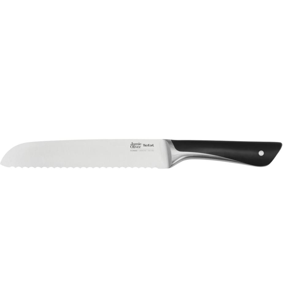 TEFAL - Couteau à pain Jamie Oliver 20 cm, Noir