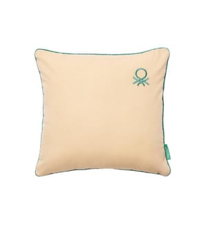 Kissen 45x45cm 300Gr 100% Baumwolle Beige Regenbogen Benetton