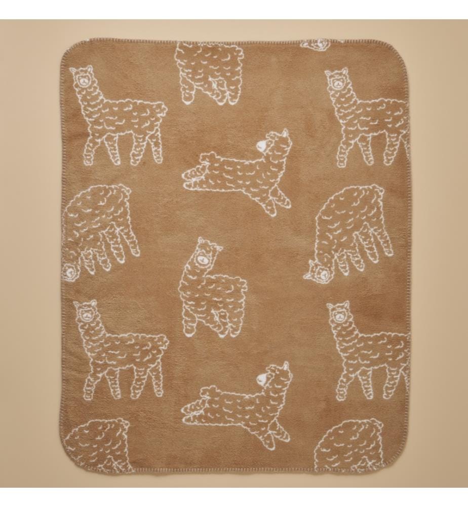 Coperta per bambini in alpaca 100x120 cm - Beige