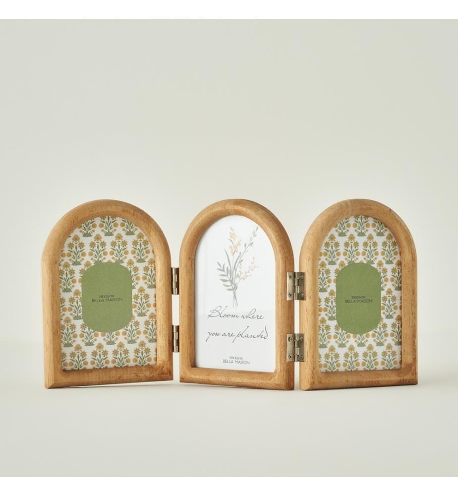 Nyla decorative frames 3 pieces 12x17 cm - Brown