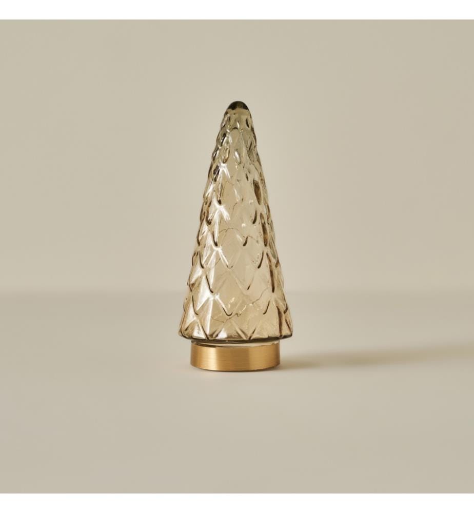 LED-Leuchte Pine Tree 10,5x10,5x2,4 cm - Gold