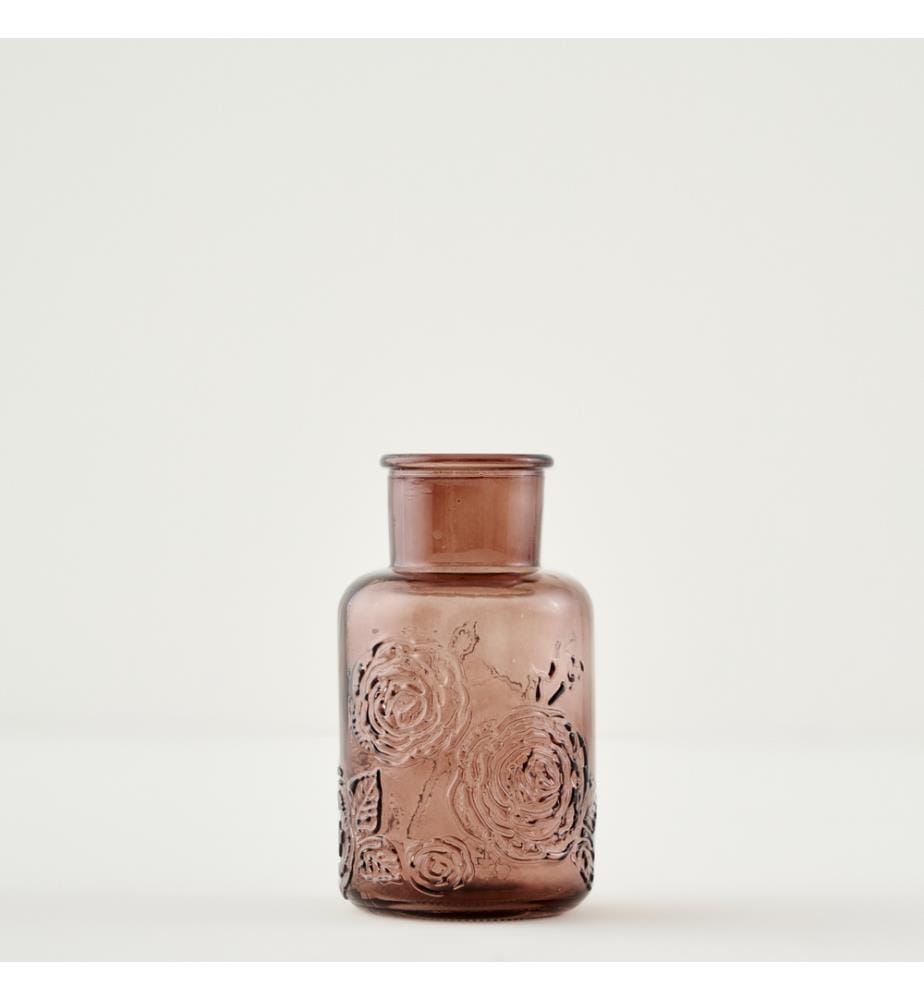 Vase Verla 8x16 cm - Burgund