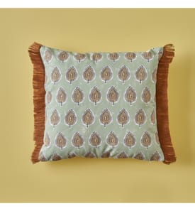 Kissenbezug Indian Elegance Tassel 43x43 cm - Mehrfarbig