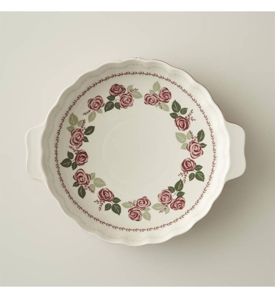 Plat à four en porcelaine Rose - Rose