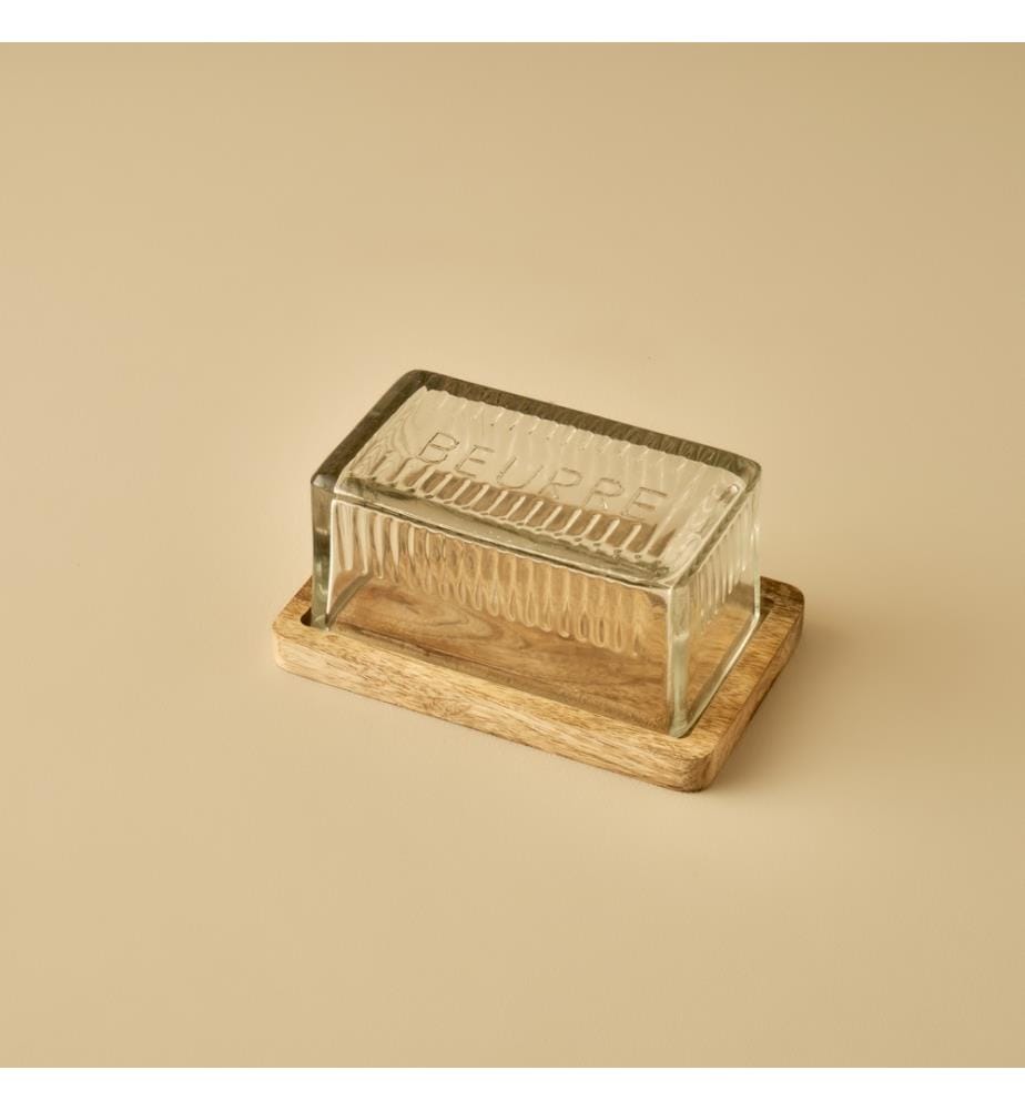 Butterdose Mist 16,5x10x8 cm - Natur