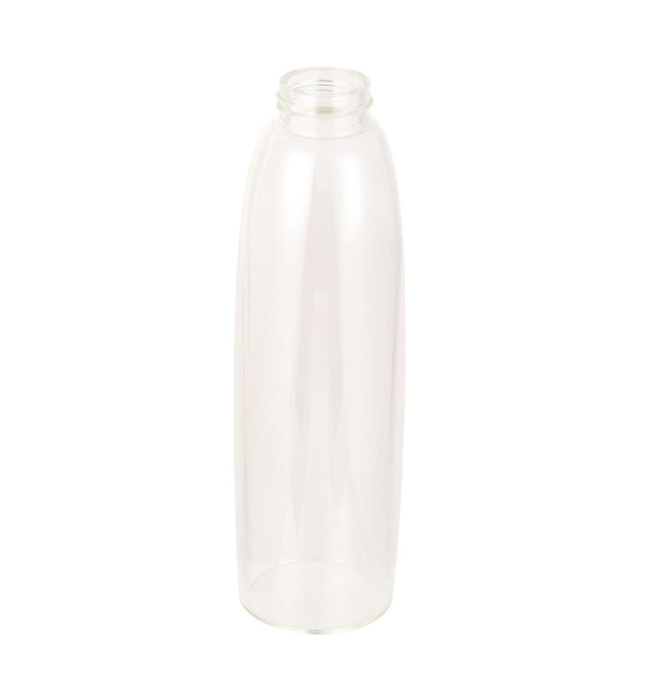 500-ml-Wasserflasche aus Borosilikat mit grünem Hahnverschluss, Regenbogenkollektion