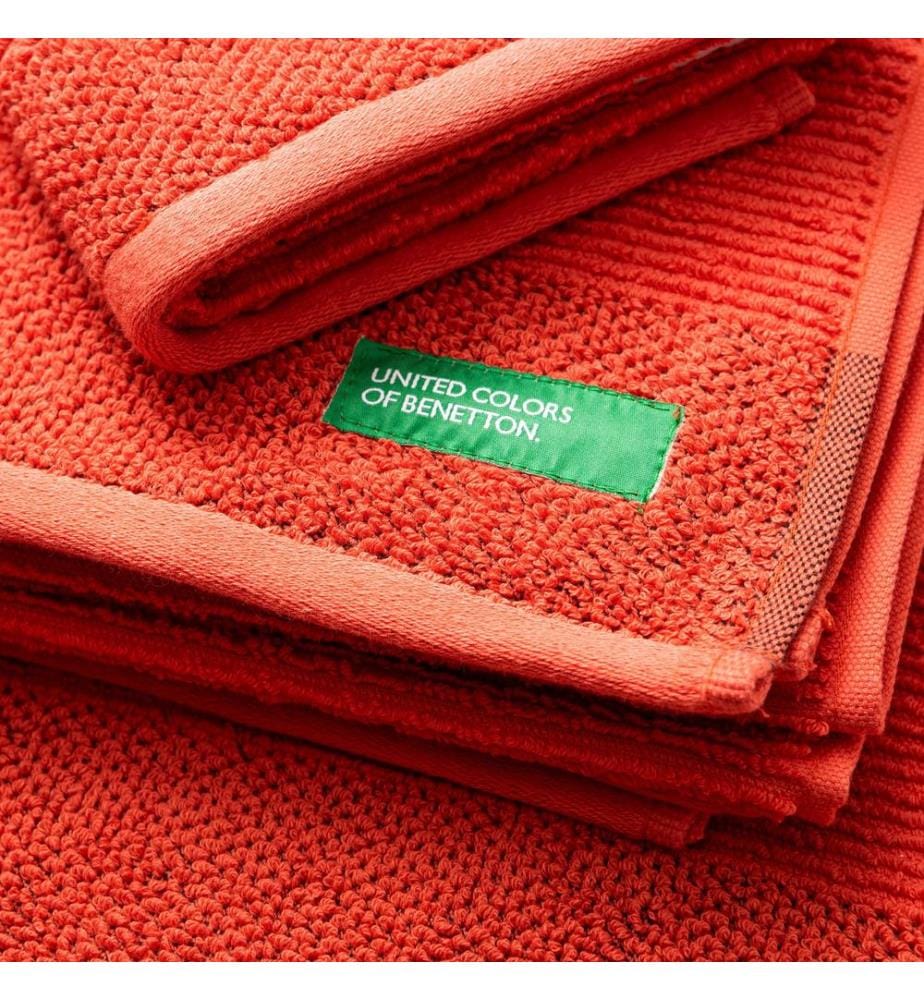 Serviette 50x90 450Gsm 100% Coton Rouge Rainbow Be