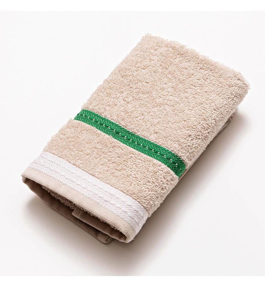 Handtuch 30 x 50cm 450Gsm Beige Gestreift