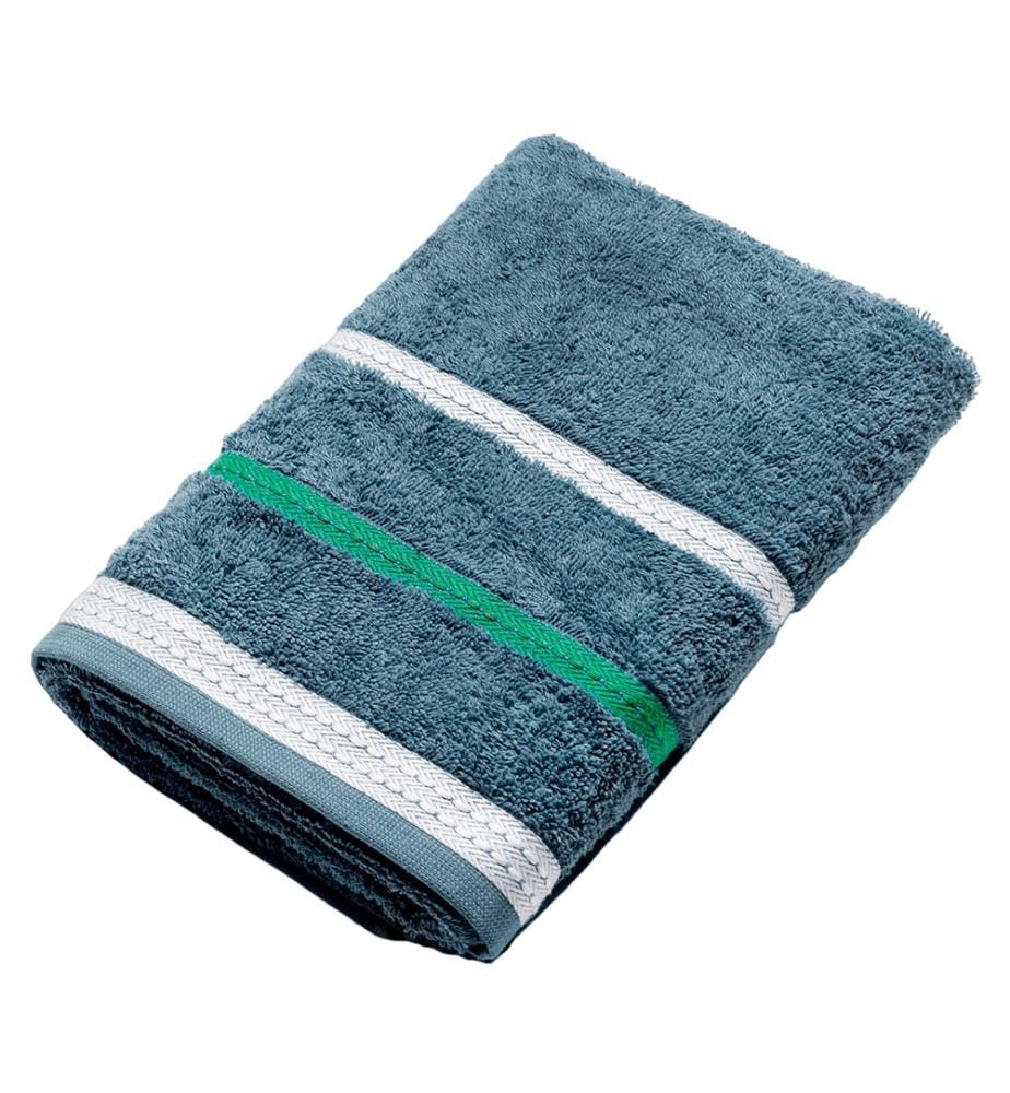 Towel 50 x 90cm 450Gsm Dark Blue Stripes