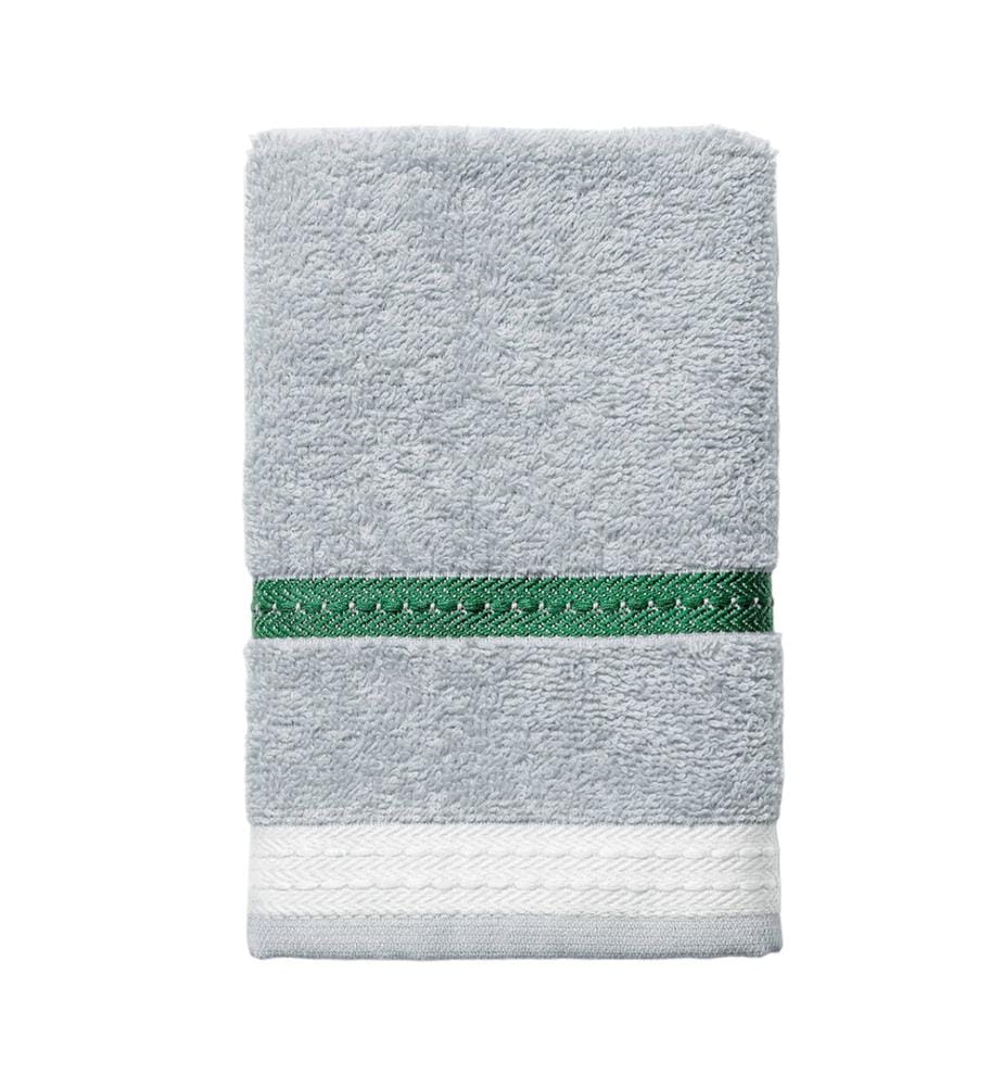 Towel 30 x 50cm 450g/m², Grey with Neutral Stripes