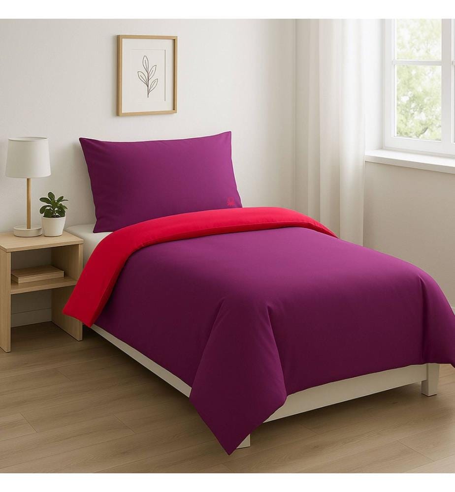 90 cm Set di biancheria da letto - Arc-en-Ciel Rose et Violet