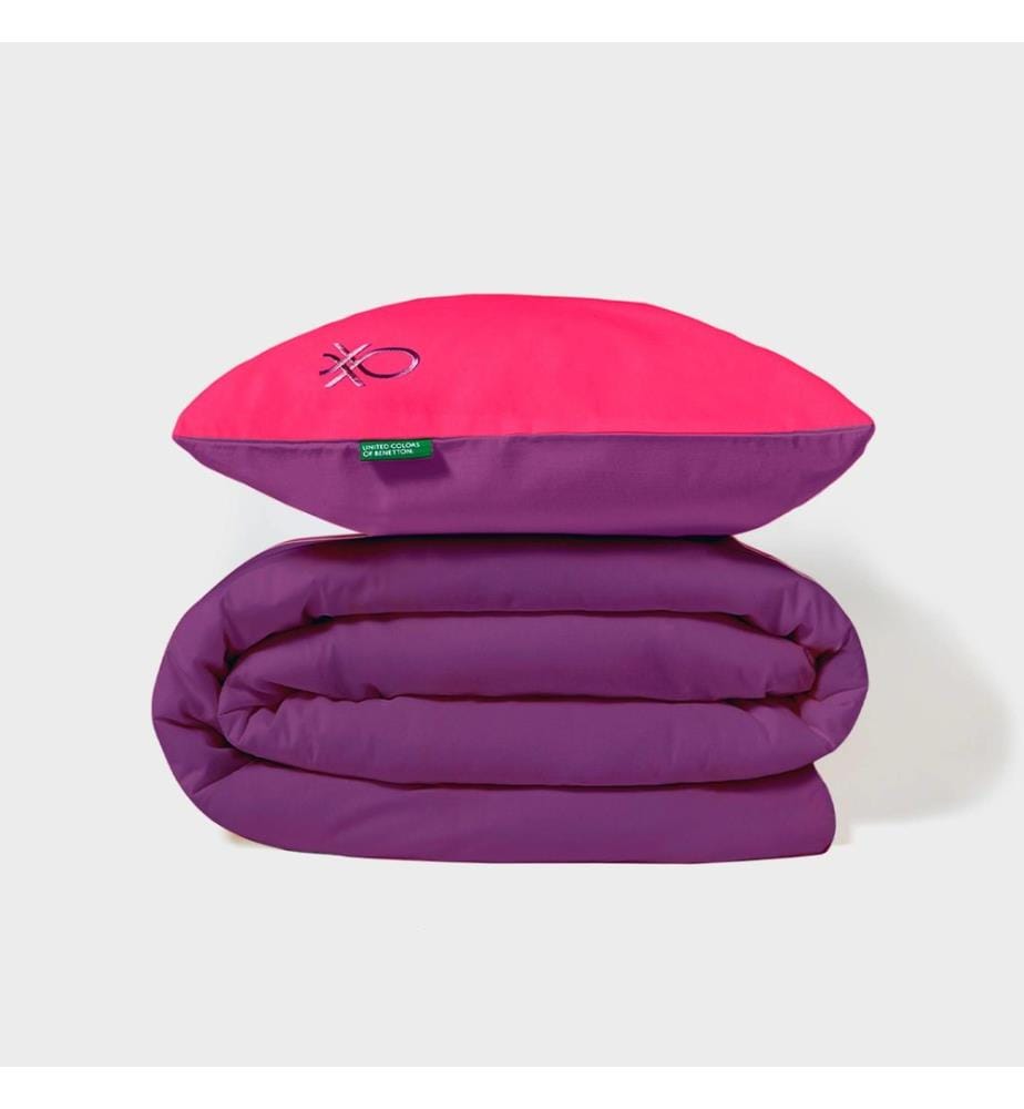 90 cm Set di biancheria da letto - Arc-en-Ciel Rose et Violet
