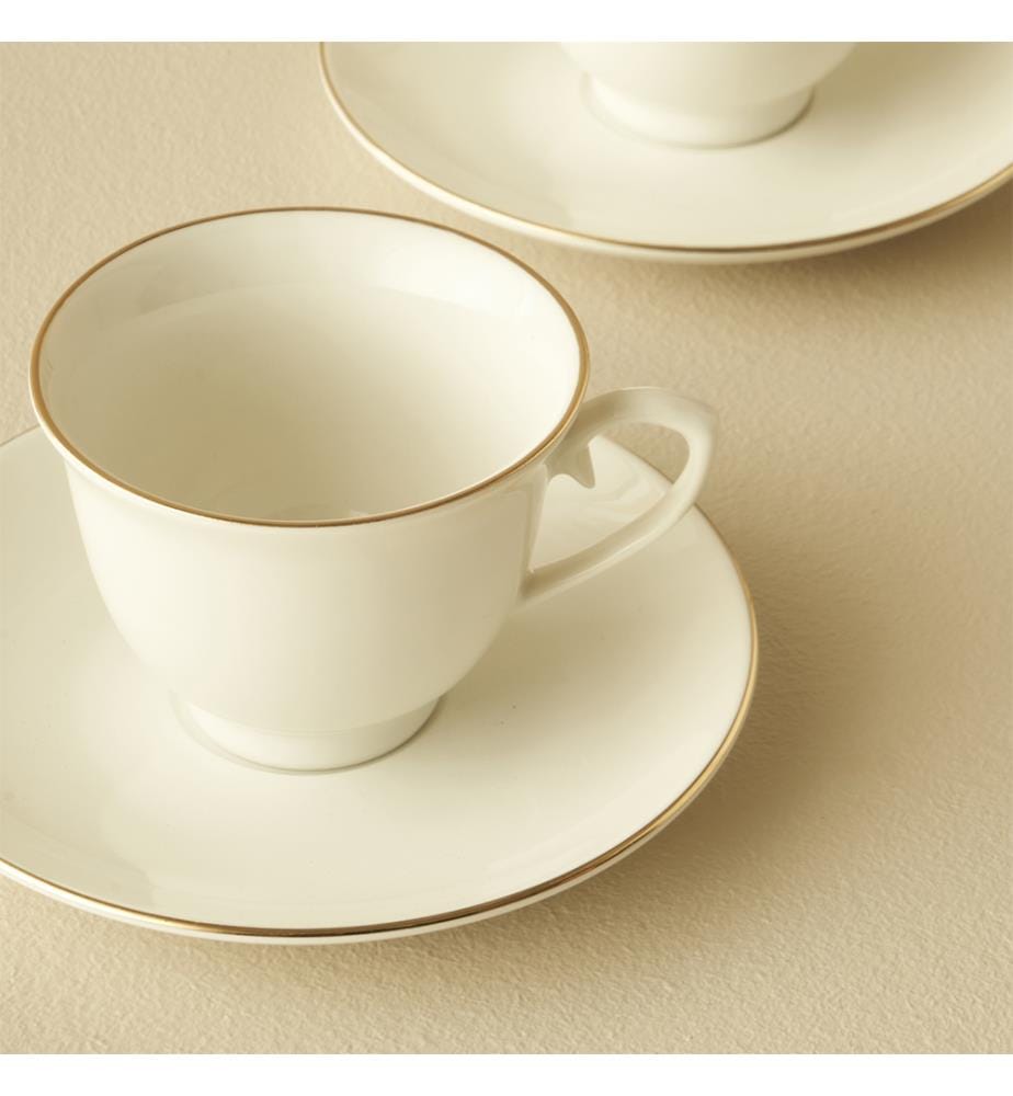 2-Piece Set Coffee Cups, 90 ml - Gold