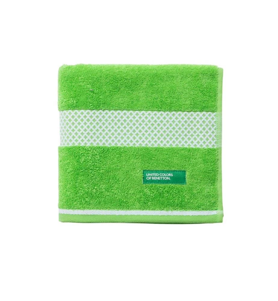 Benetton Summer green Hand Towel 50x90cm 450Gsm with Jacquard Border