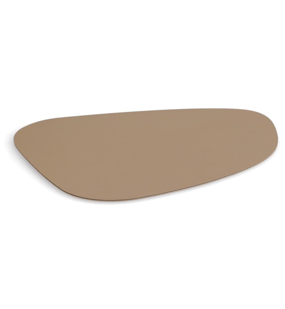 Platzset "2 tone", Kunstleder, beige/braun