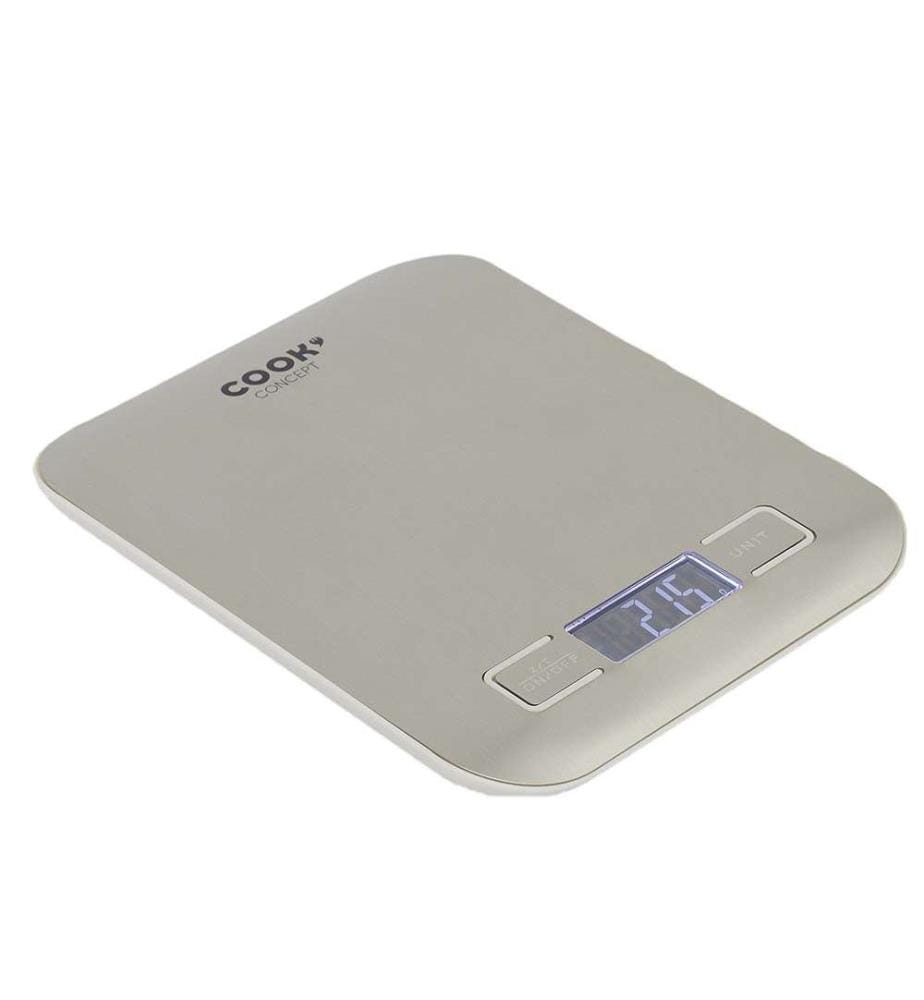 Elektronische Edelstahlwaage 5kg - Silber