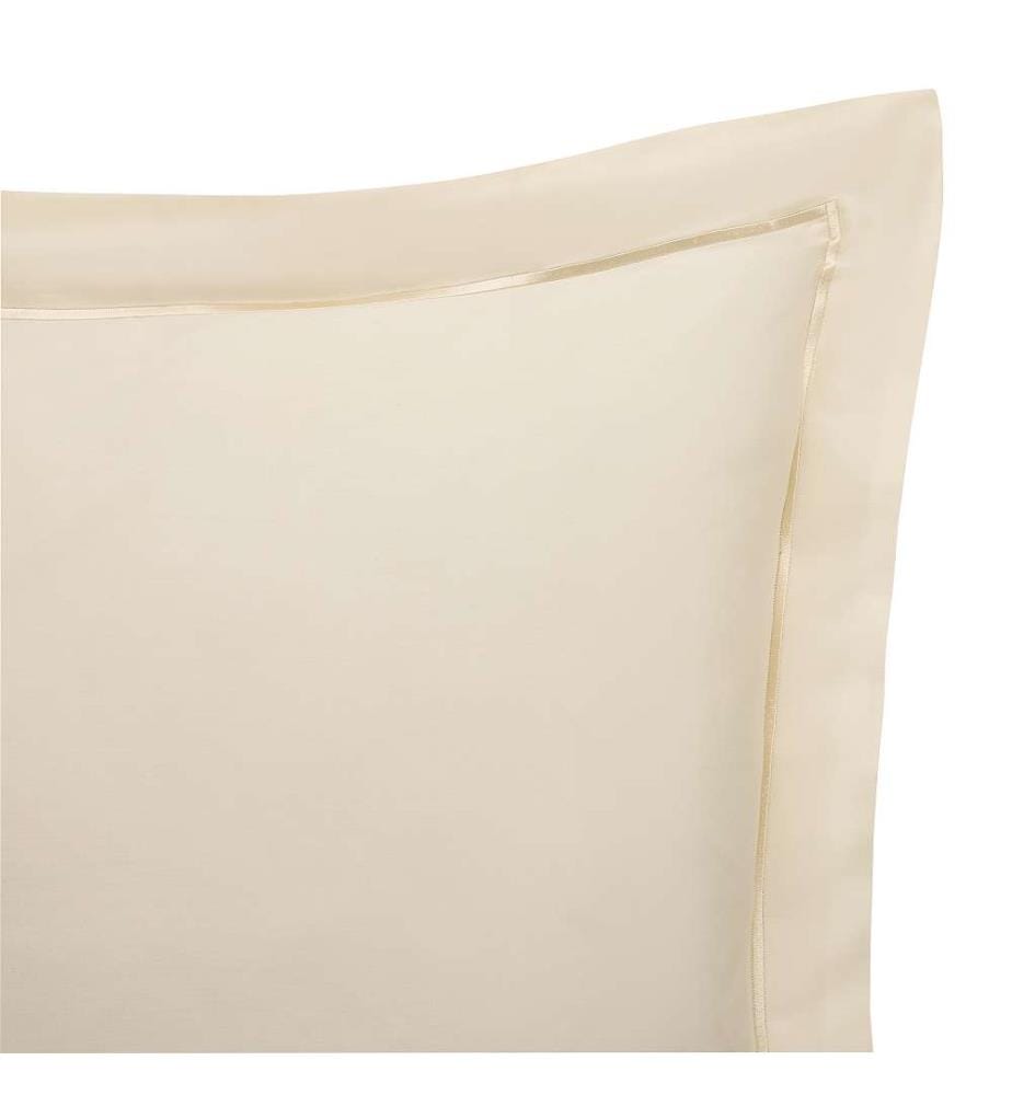 Federa in cotone sateen Prestige 50 x 70 - Crema