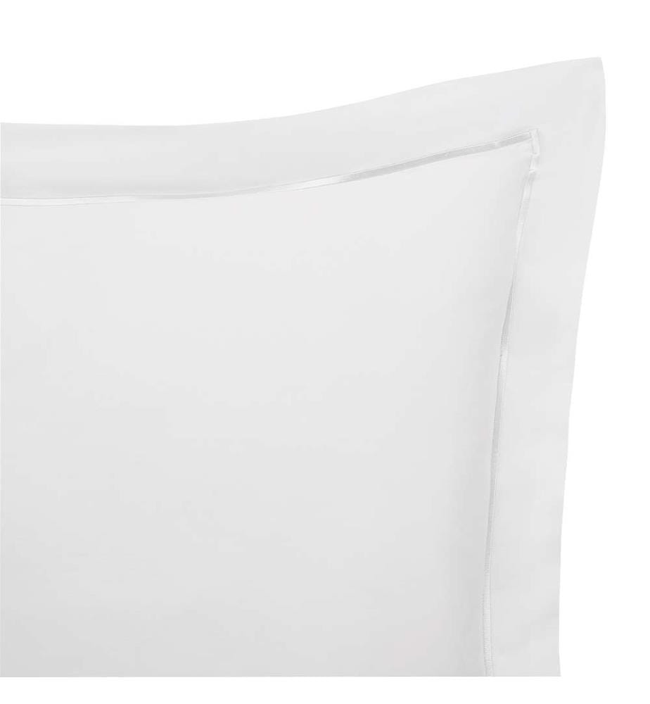 Taie d'Oreiller 65 x 65 Prestige Satin de Coton - Blanc Optique