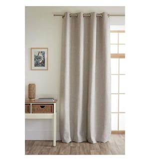Verdunkelnder Vorhang + 8 Ösen 140 x 240 cm - Taupe