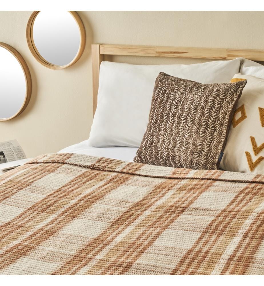 Coperta singola Noah 150x200 cm - Marrone