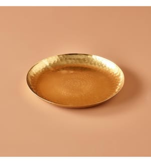 Piatto decorativo Serra 29 cm - Oro