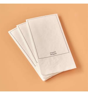 Confezione da 25 asciugamani Good 33 x 33 cm - Bianco