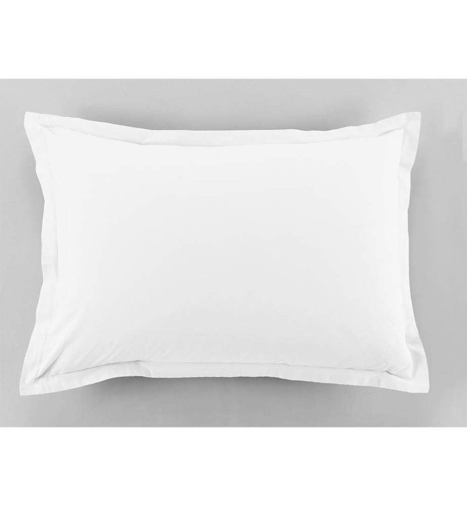 Set di 2 federe 50 x 70 cm - Bianco