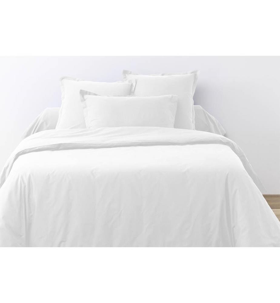 Set di 2 federe 50 x 70 cm - Bianco