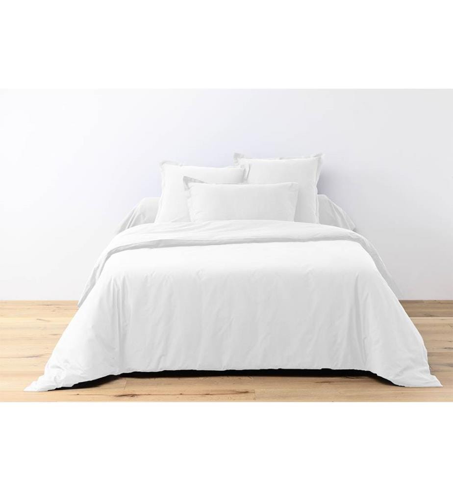 Bettdeckenbezug-Set, 3-teilig, 260 x 240 cm - Weiss