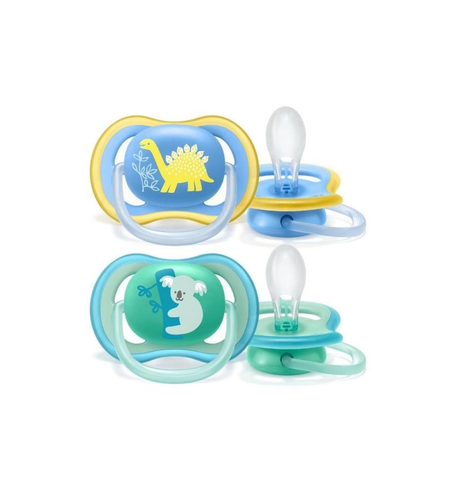 PHILIPS AVENT - Tétines Ultra Air 2 pcs. 18m+ Bleu/Vert