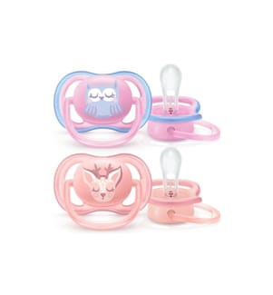 PHILIPS AVENT - Tétines Ultra Air Hibou et chevreuil 0-6 Mt.