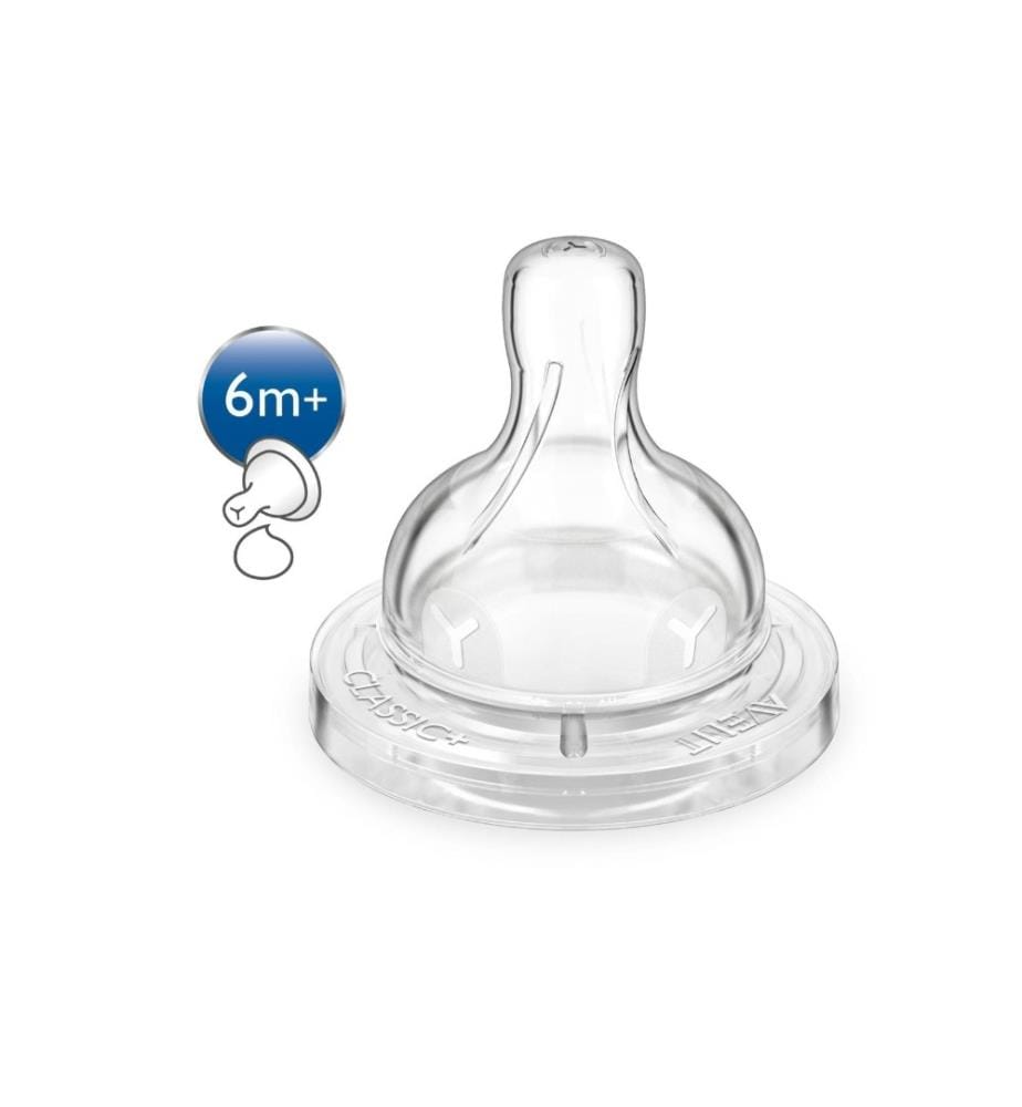 PHILIPS AVENT - Tétine Forme classique de la cerise pour les aliments visqueux 6m+