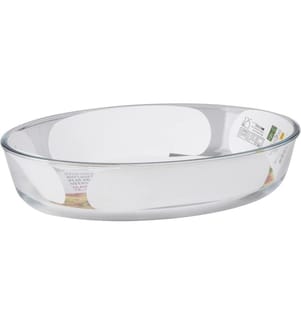 alpina Auflaufform 2.4 l Oval, Transparent
