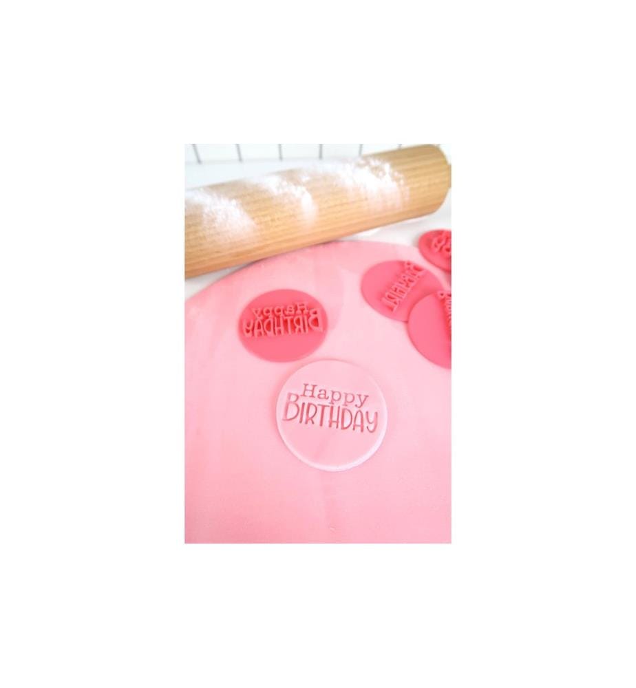 BackshopSchweiz Stempel Happy Birthday Text
