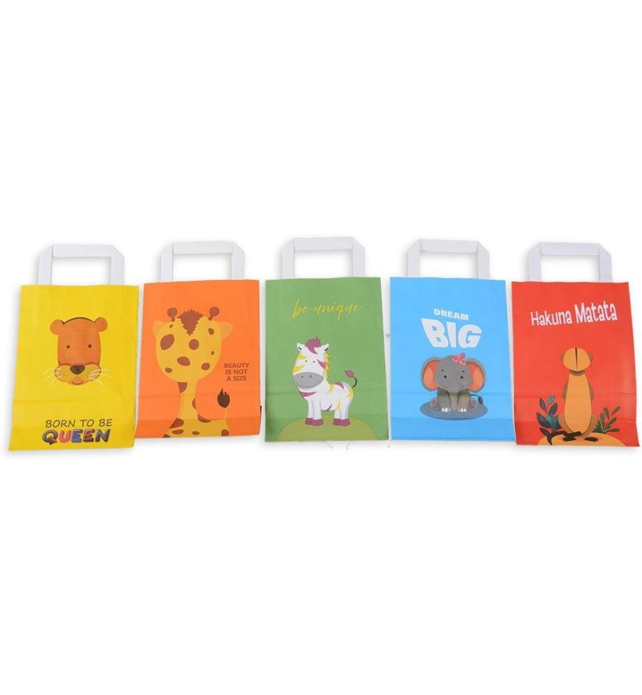 Sac cadeau ELCO Color Animal 18 x 8 x 26 cm, 10 pièces