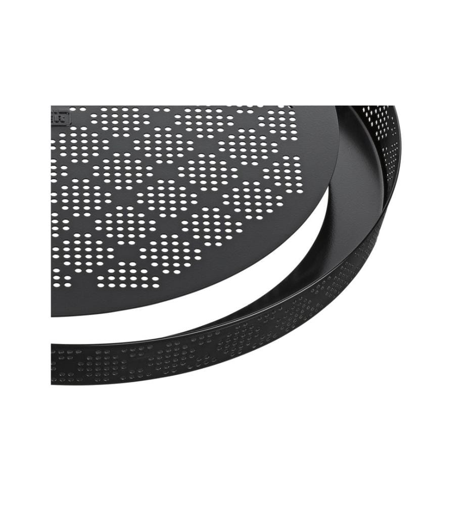 Kaiser moule à pizza 28 cm, noir